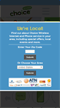 Mobile Screenshot of choice-wireless.com